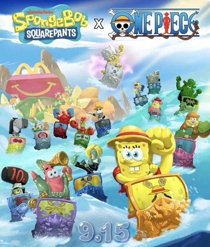 Spongebob one piece mcdonalds - one,